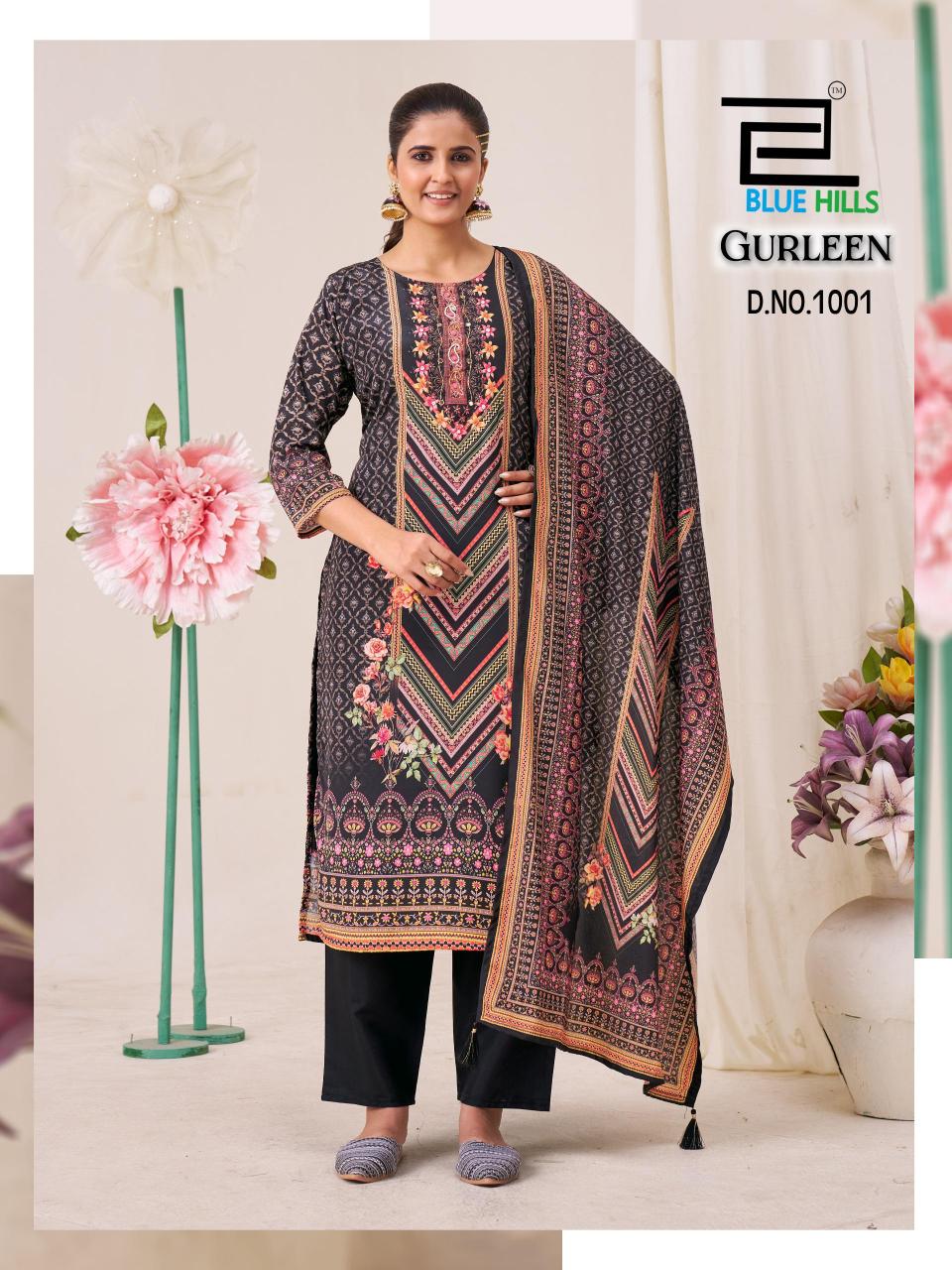 Blue Hills Gurleen catalog wholesale kurti from surat online shopong