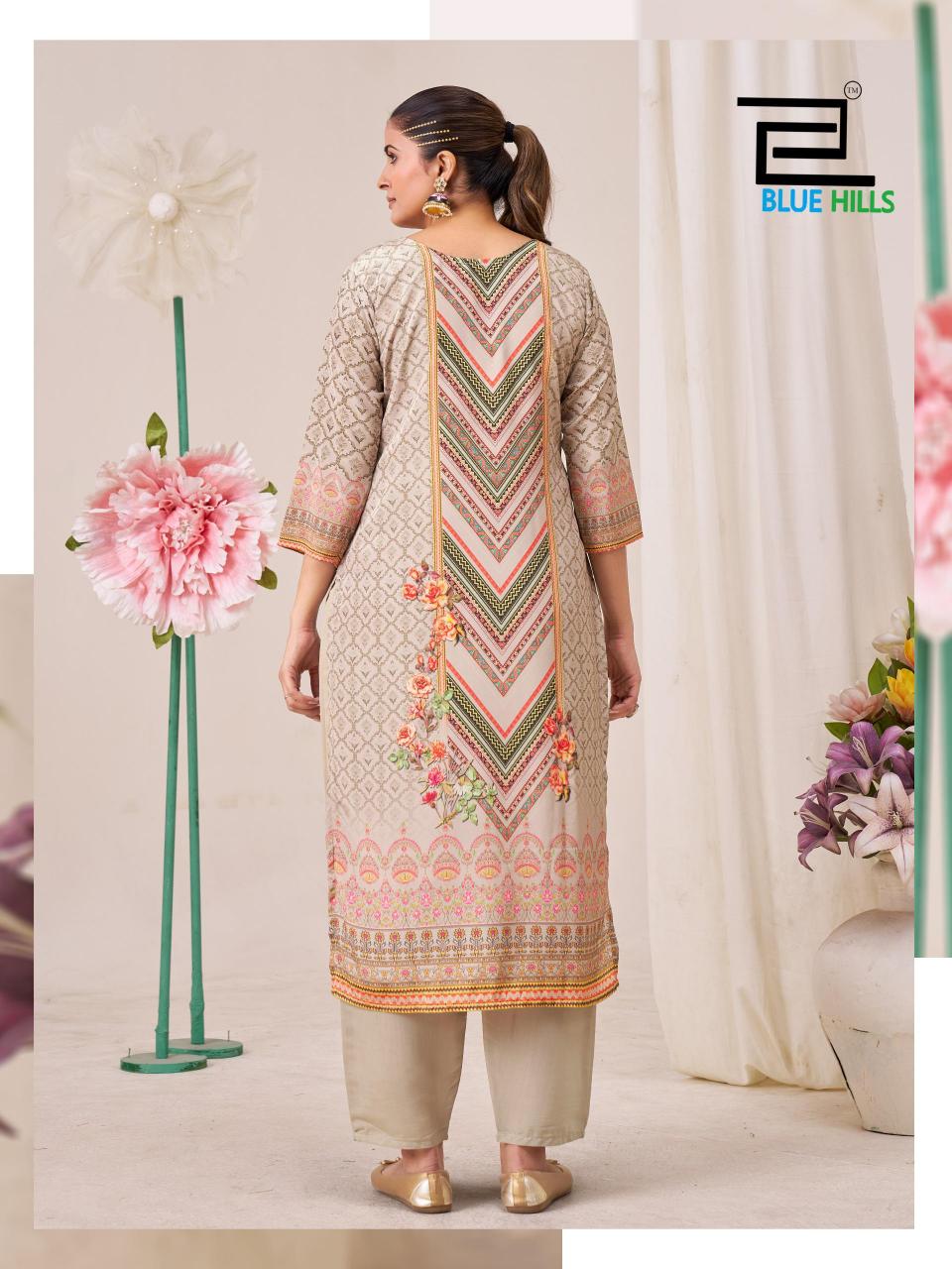 Blue Hills Gurleen catalog wholesale kurti from surat online shopong