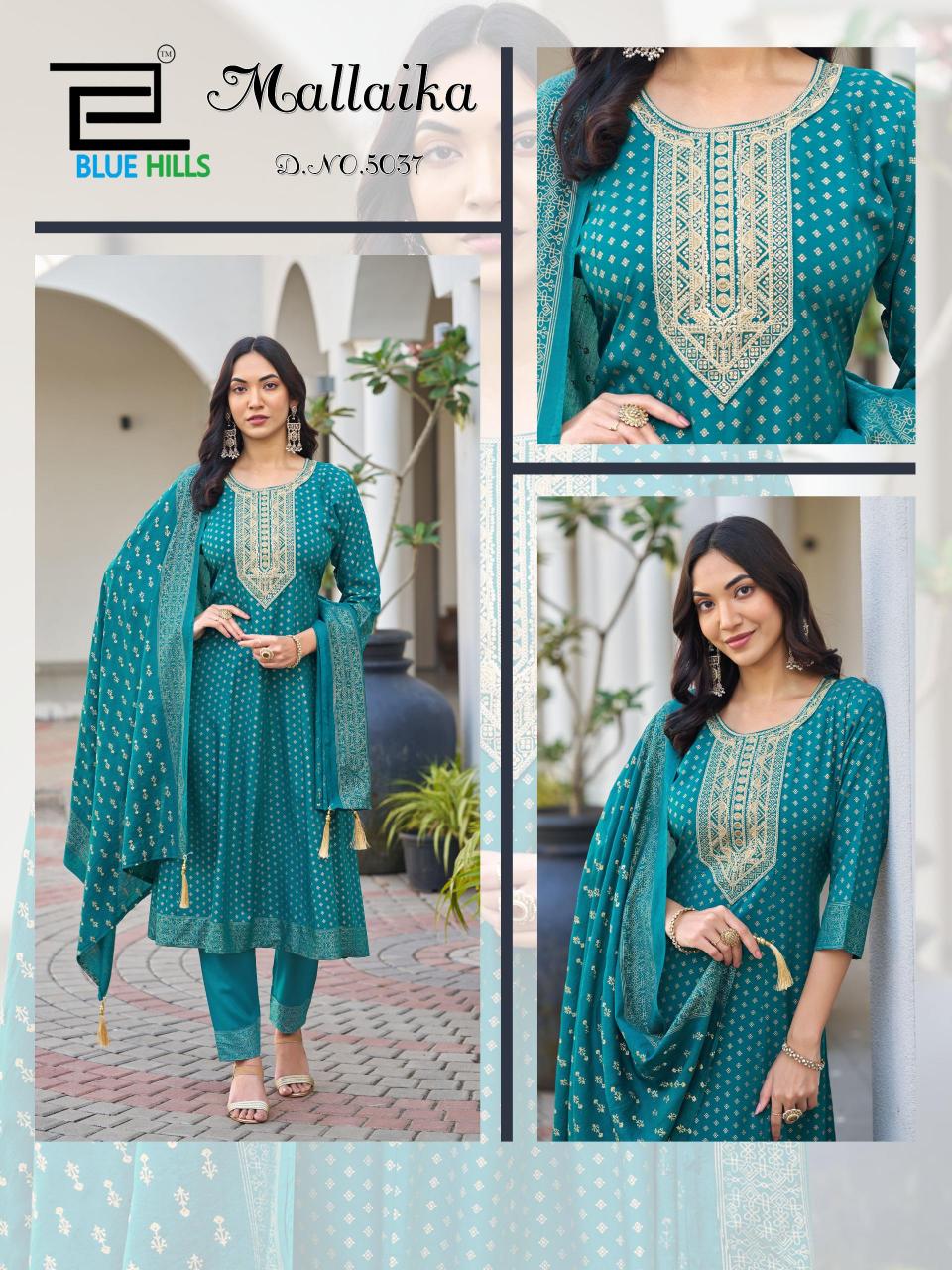 Blue Hills Mallaika catalog new branded kurtis catalog wholesale
