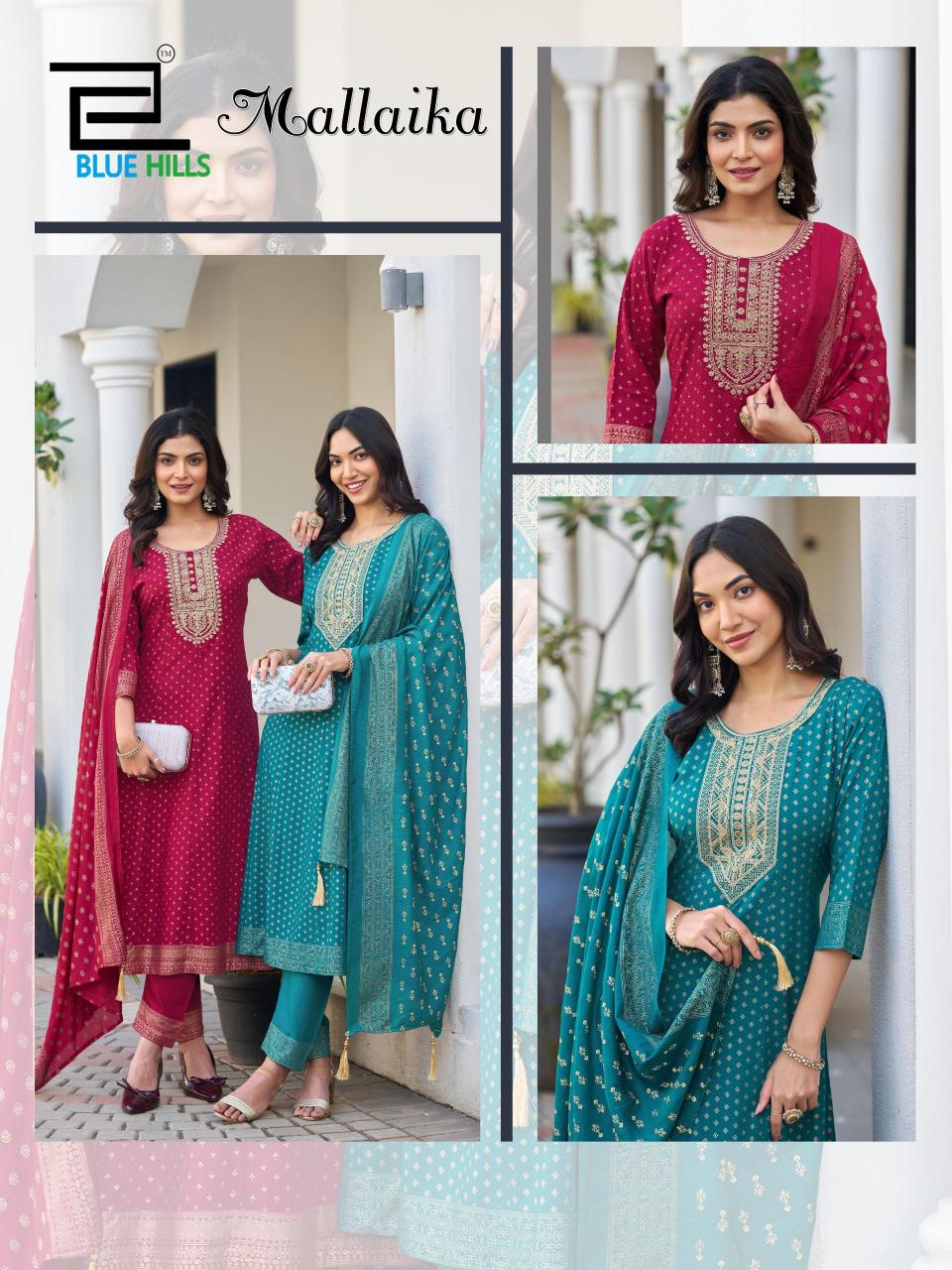 Blue Hills Mallaika catalog new branded kurtis catalog wholesale