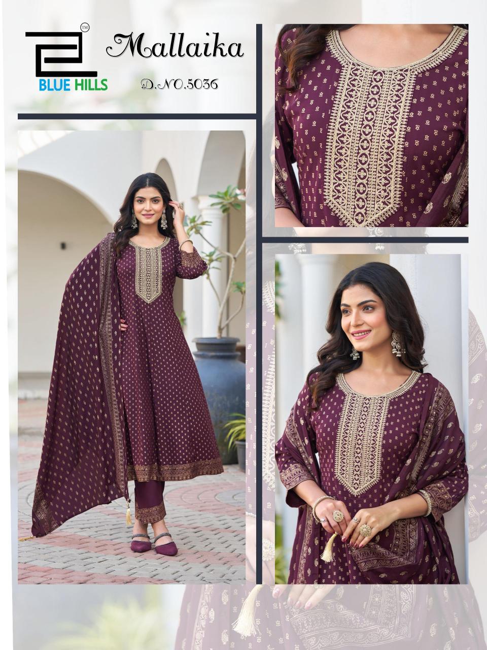 Blue Hills Mallaika catalog new branded kurtis catalog wholesale