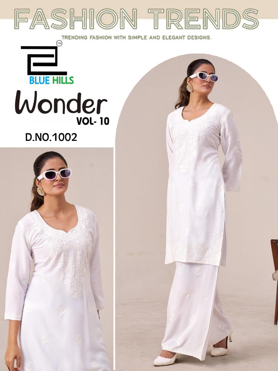 Blue Hills Wonder vol 10 catalog readymade kurtis wholesale bangalore