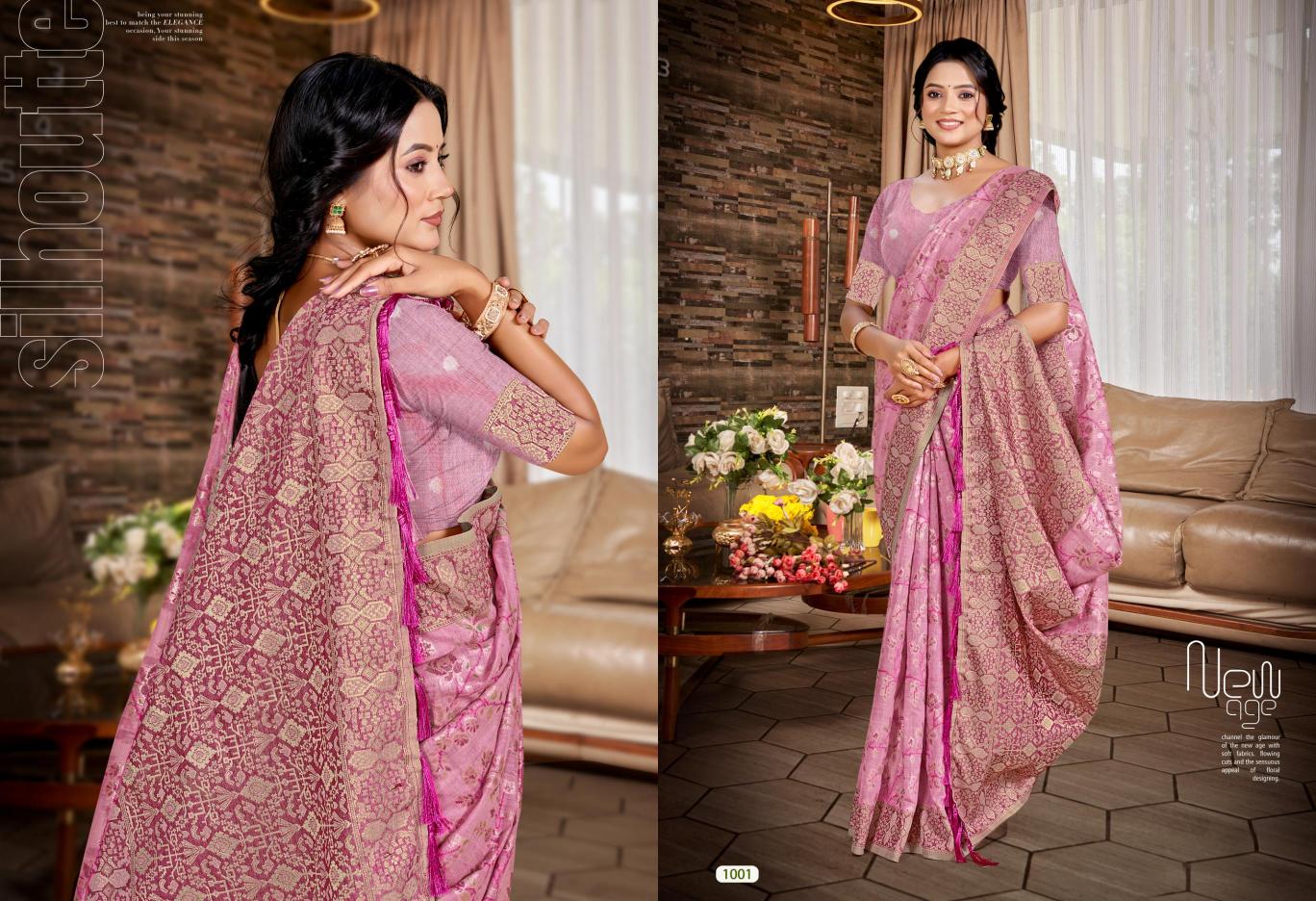 Bunawat - Anjani Cotton Sangam Prints Cotton Silk With Meena Woven Work Traditional Saree