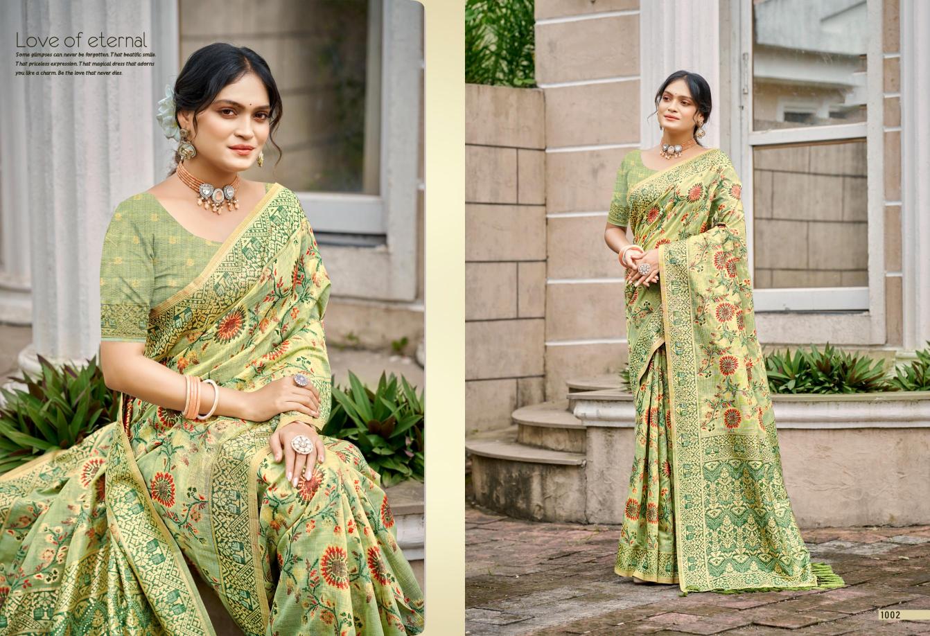 Bunawat - Priyanandini Sangam Prints Cotton Silk With Meena Woven Work Traditional Saree