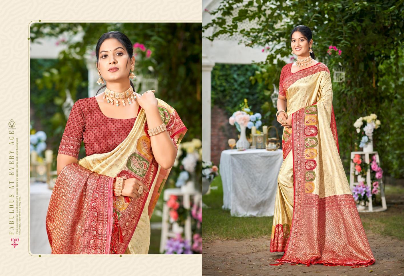 Bunawat - Priyanshi Silk Sangam Prints Silk  Woven Work Traditional Saree