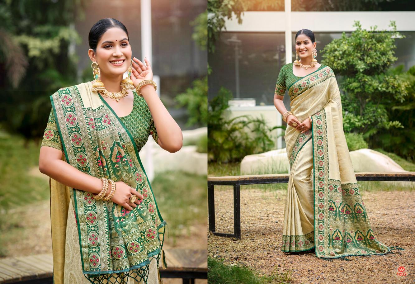 Bunawat - Silkina SIlk Sangam Prints Silk Woven Work Traditional Saree