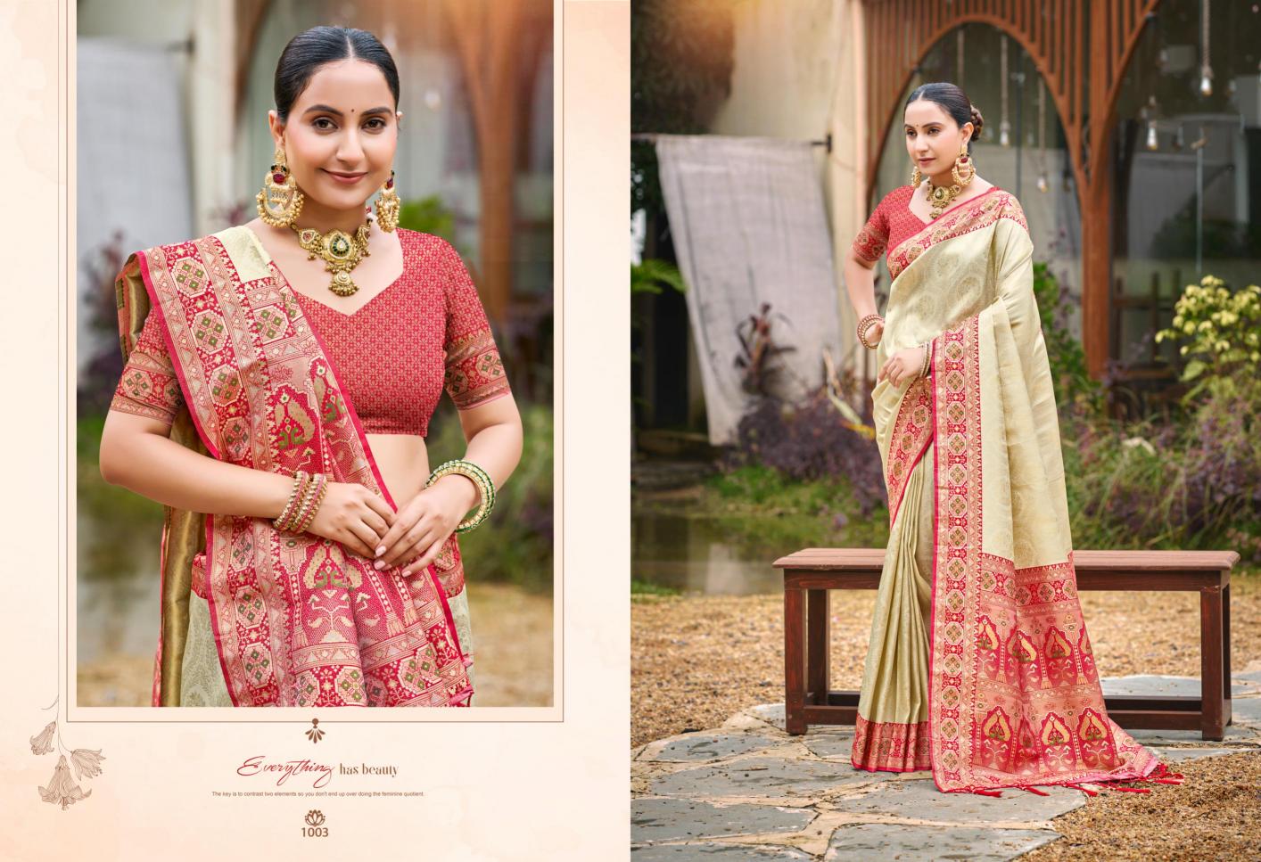Bunawat - Silkina SIlk Sangam Prints Silk Woven Work Traditional Saree