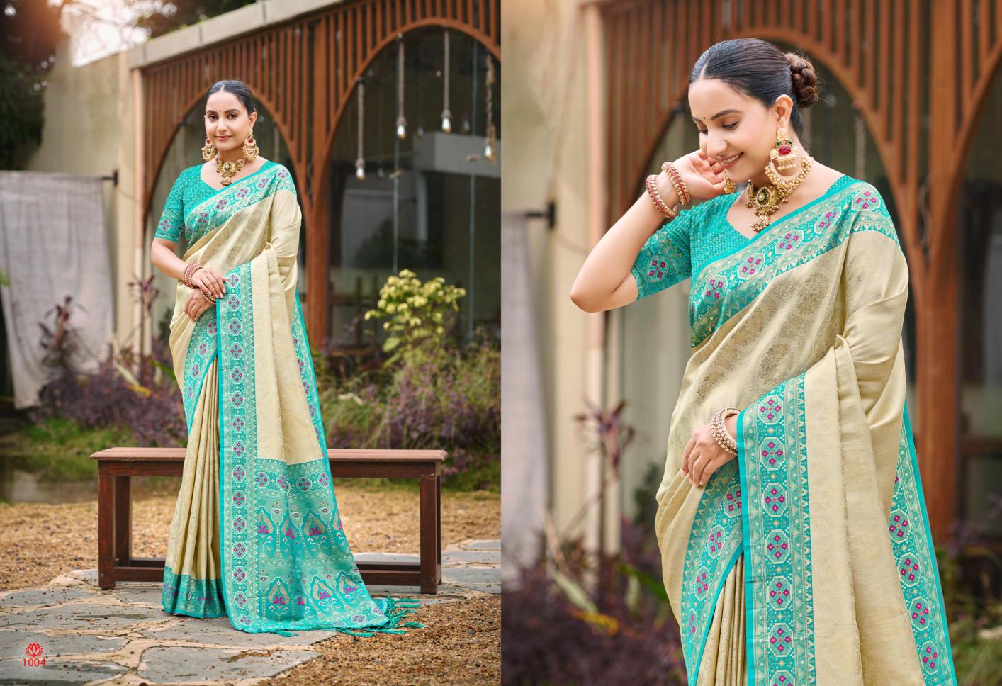 Bunawat - Silkina SIlk Sangam Prints Silk Woven Work Traditional Saree