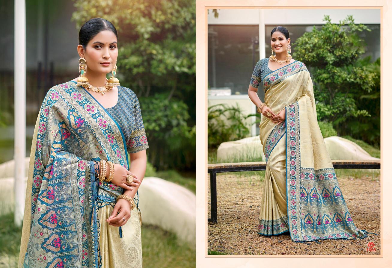 Bunawat - Silkina SIlk Sangam Prints Silk Woven Work Traditional Saree