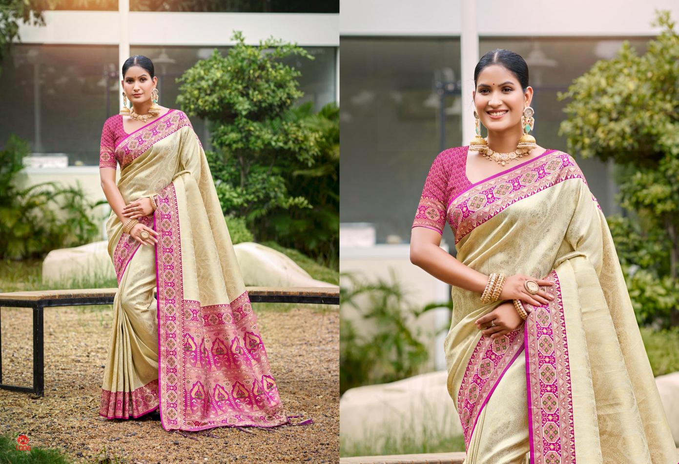 Bunawat - Silkina SIlk Sangam Prints Silk Woven Work Traditional Saree