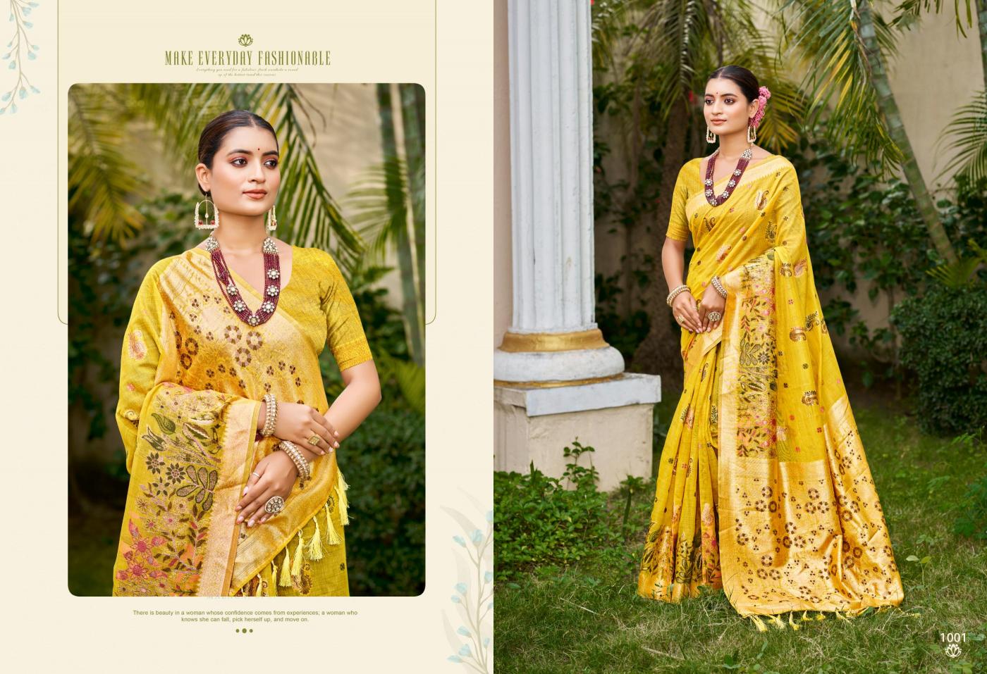 Bunawat - Srilekha Cotton Sangam Prints Cotton Silk With Meena Woven Work Traditional Saree