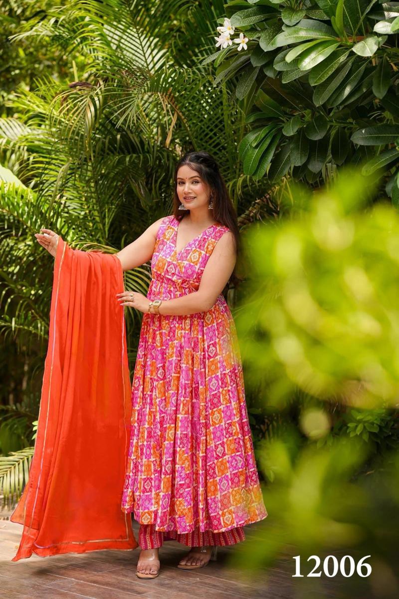 Clora Vol 12 catalog wholesale anarkali kurti surat