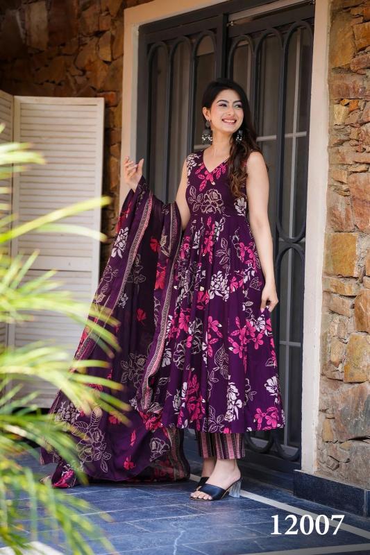 Clora Vol 12 catalog wholesale anarkali kurti surat
