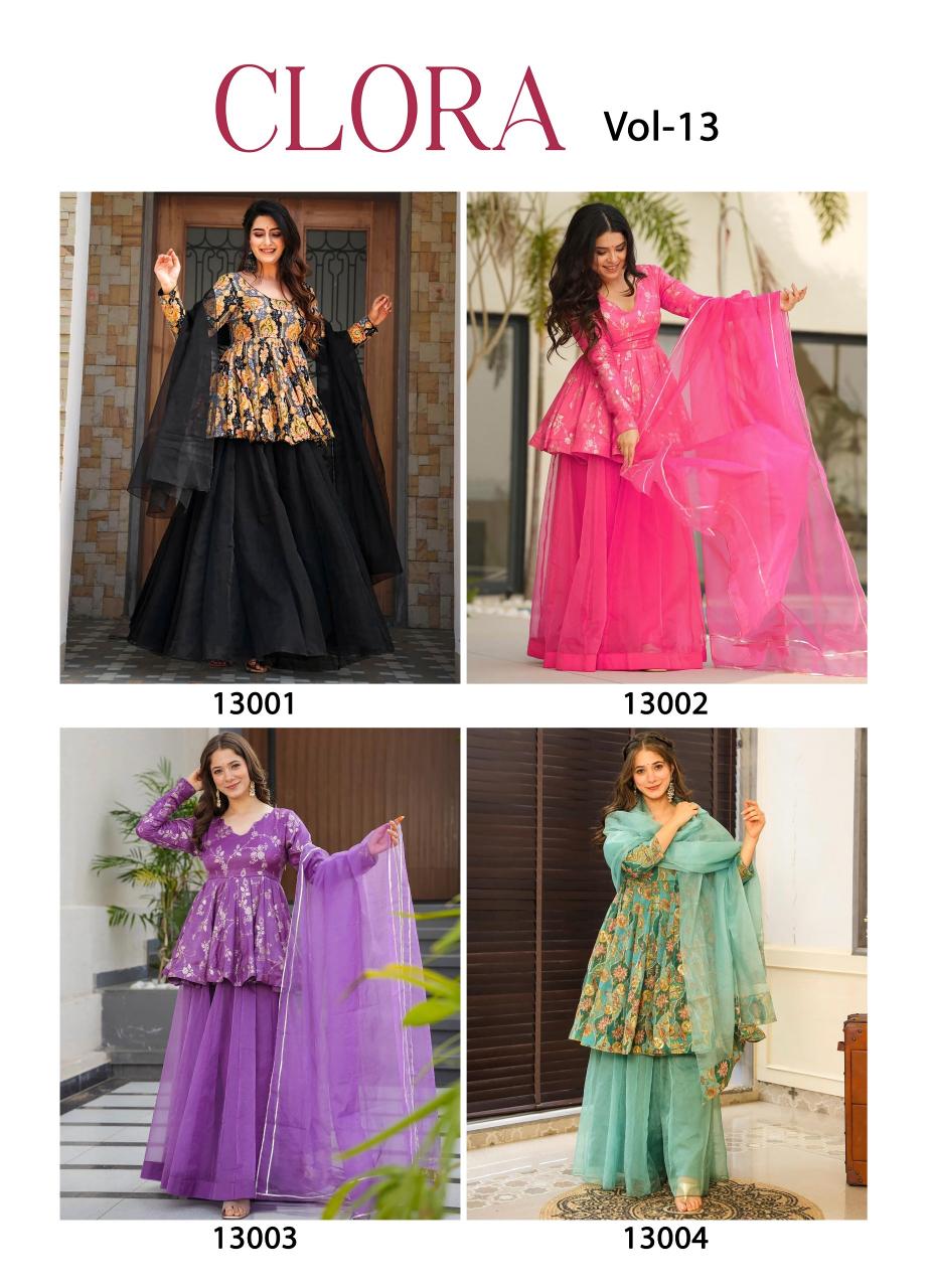 Clora Vol 13 catalog Designer Sharara set