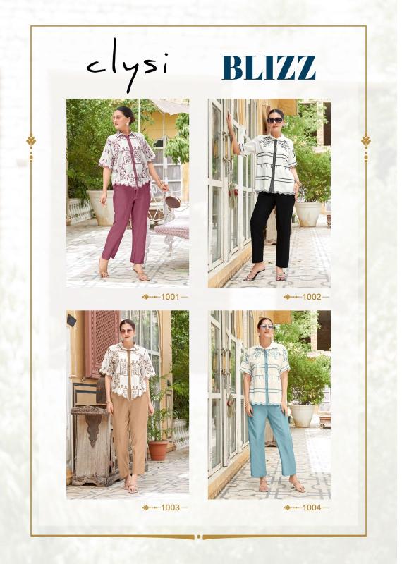 Clysi Blizz catalog co ord sets wholesale