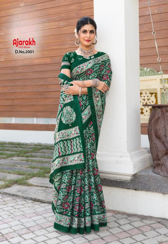 Dazira Ajarakh vol 3 catalog antra sarees catalogue