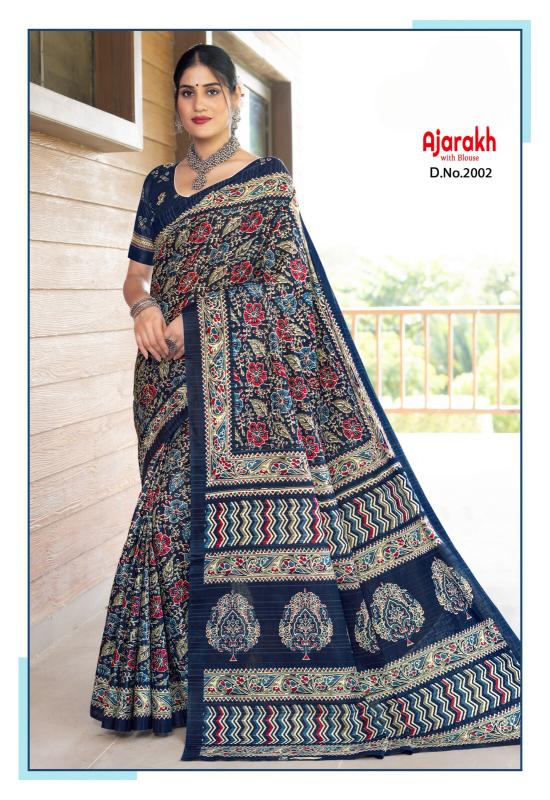 Dazira Ajarakh vol 3 catalog antra sarees catalogue