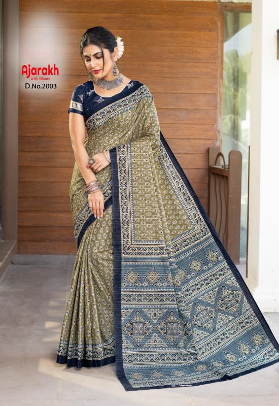 Dazira Ajarakh vol 3 catalog antra sarees catalogue