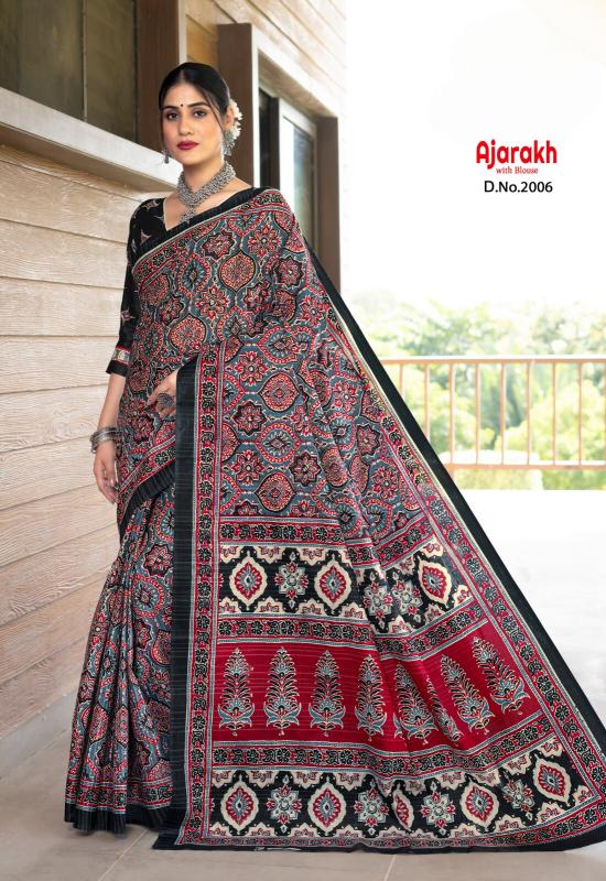 Dazira Ajarakh vol 3 catalog antra sarees catalogue