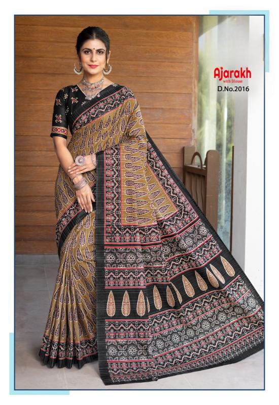 Dazira Ajarakh vol 3 catalog antra sarees catalogue