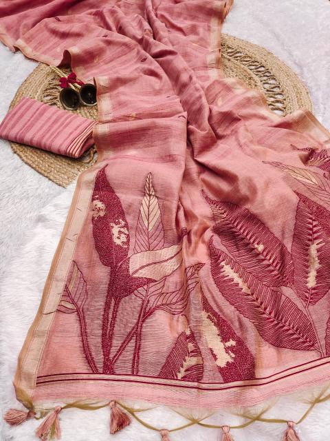 Dazira Ghicha Cotton catalog wholesale sarees in surat with low price