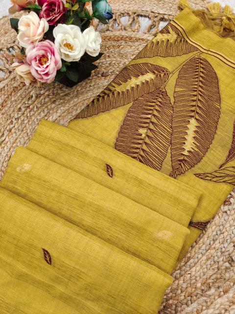 Dazira Ghicha Cotton catalog wholesale sarees in surat with low price