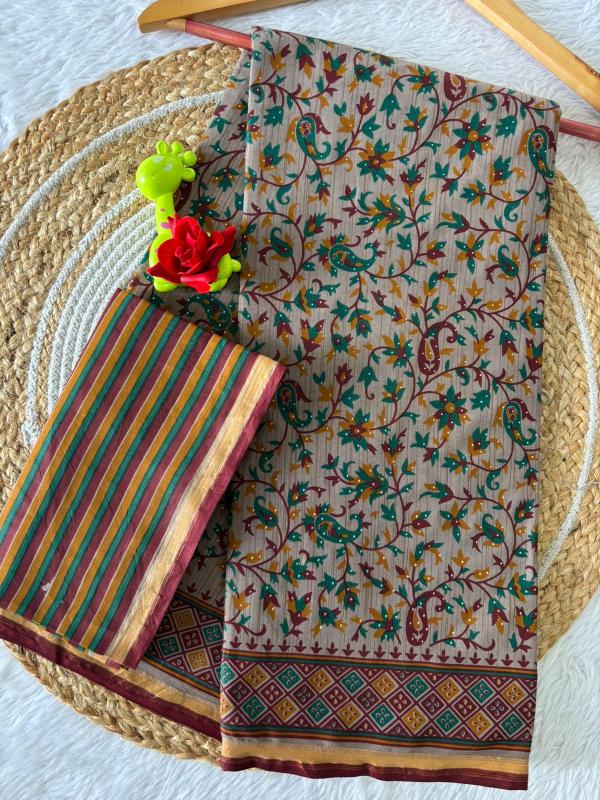 Dazira Malai Cotton catalog surat cotton sarees 