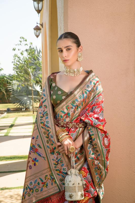 Dazira Paithani Sparrow catalog wholesale saree business