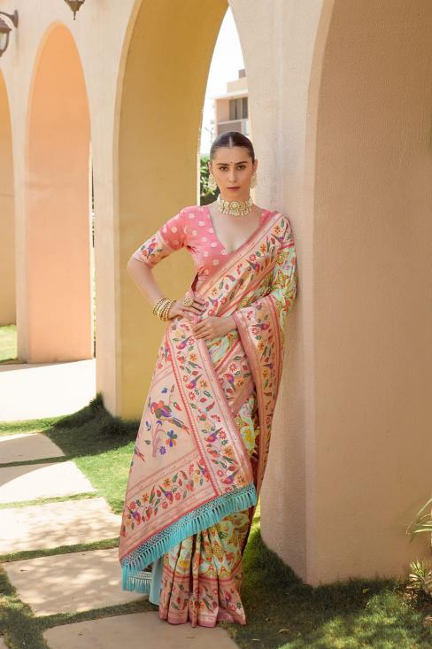 Dazira Paithani Sparrow catalog wholesale saree business