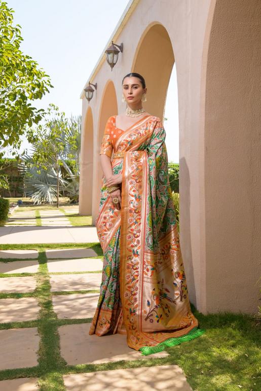 Dazira Paithani Sparrow catalog wholesale saree business
