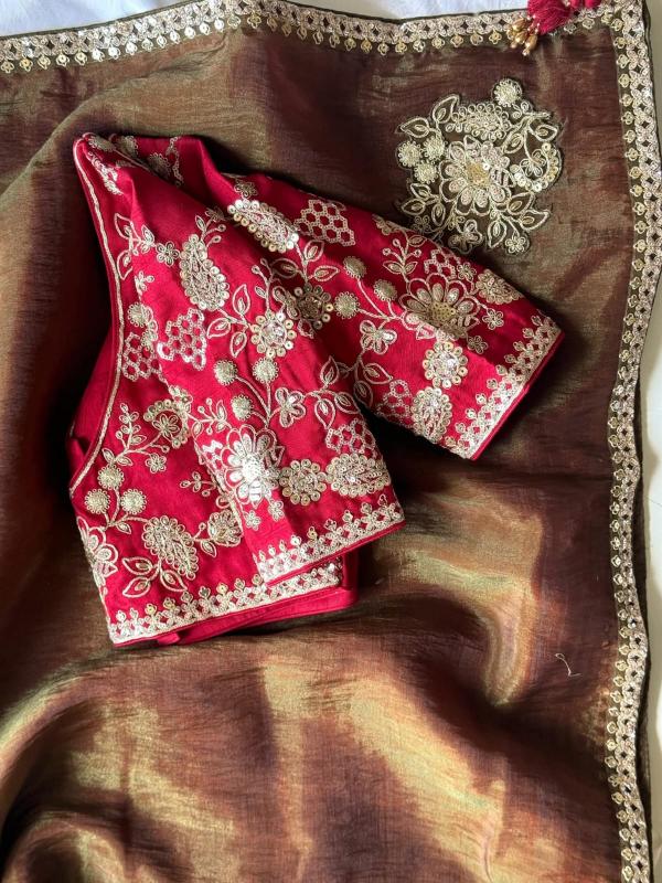 Dazira Premium organza silk catalog women sarees catalogue