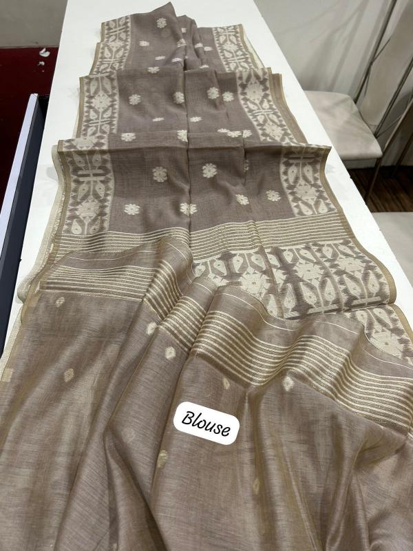 Dazira Premium soft muga Cotton vol 30 Catalog cotton saree blouse designs catalogue