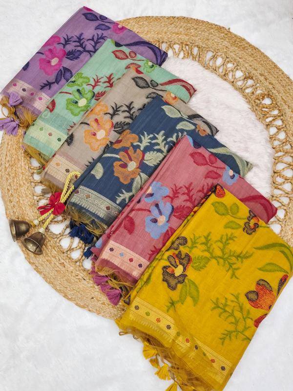 Dazira Premium soft muga Cotton vol 34 Catalog cotton saree price in surat