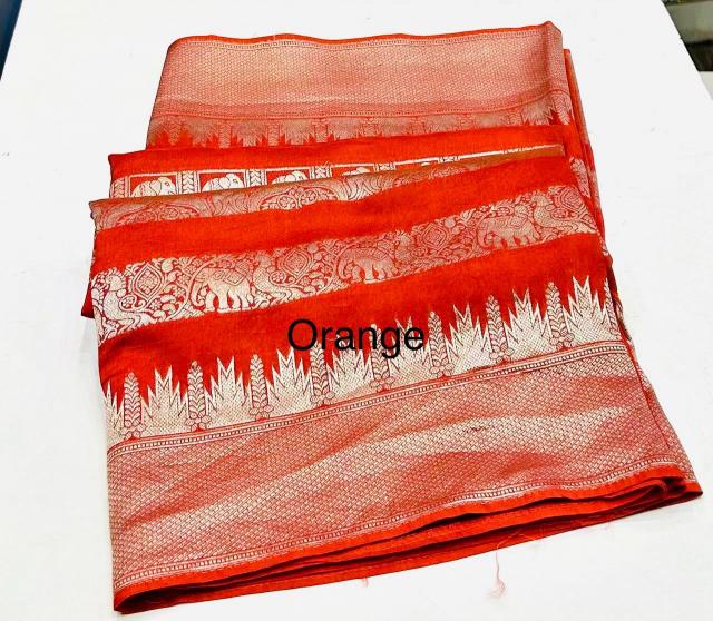 Dazira Pure Crepe Khadi Silk Vol 15 catalog buy saree online from surat
