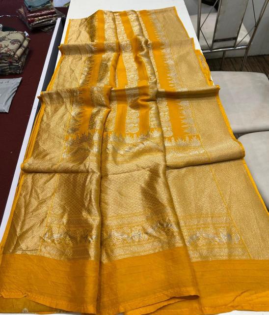 Dazira Pure Crepe Khadi Silk Vol 15 catalog buy saree online from surat