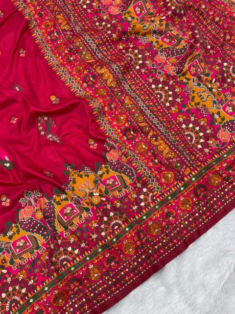 Dazira Pure n Soft Rajwadi pashmina Vol 8 Catalog soch sarees catalogue with price