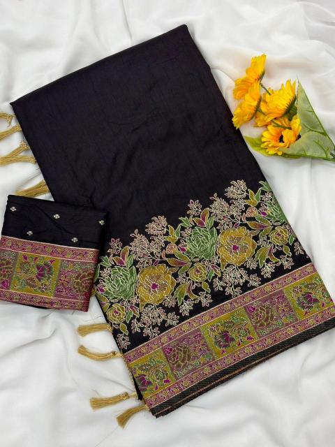 Dazira Pure n Soft Rajwadi pashmina Vol 9 Catalog surat is famous for which saree