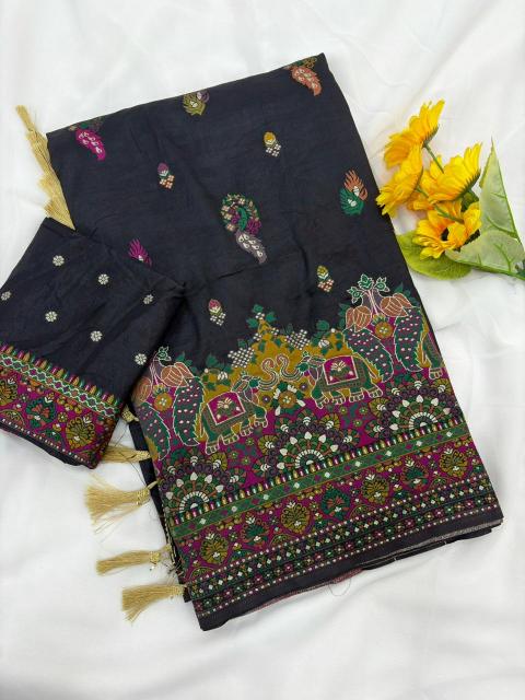 Dazira Pure n Soft Rajwadi pashmina Vol 9 Catalog surat is famous for which saree