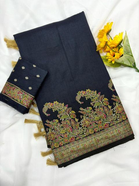 Dazira Pure n Soft Rajwadi pashmina Vol 9 Catalog surat is famous for which saree