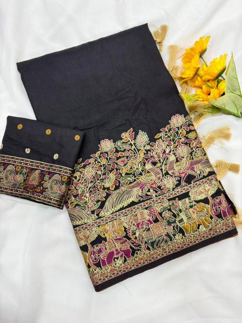 Dazira Pure n Soft Rajwadi pashmina Vol 9 Catalog surat is famous for which saree