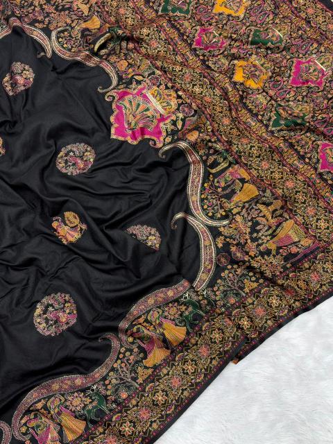 Dazira Pure n Soft Rajwadi pashmina Vol 9 Catalog surat is famous for which saree