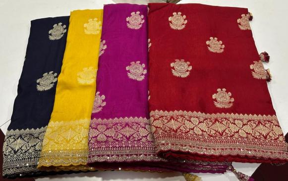 Dazira Russian cotton silk vol 1 catalog surat saree business