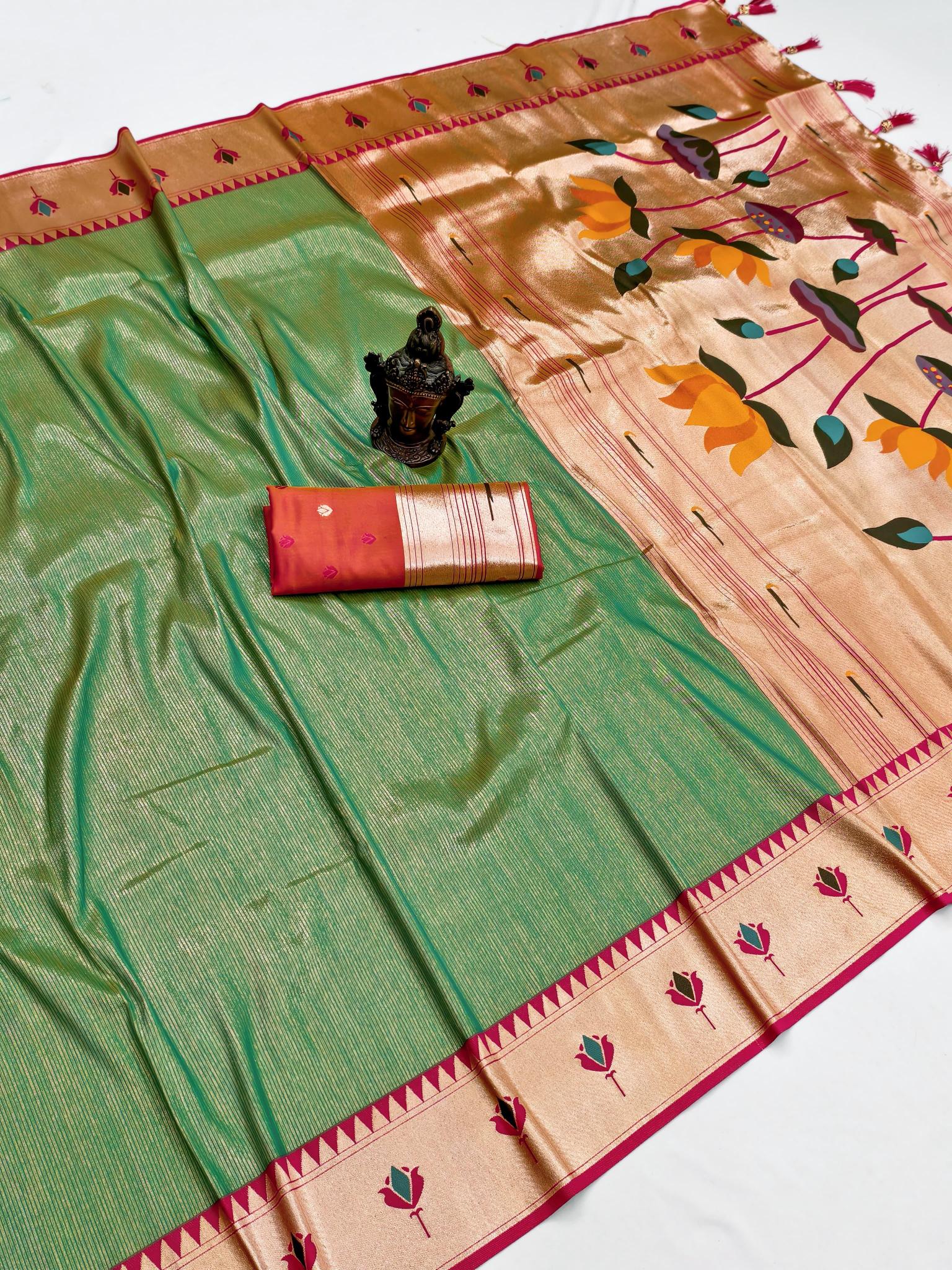 Dazira Tissue Lotus catalog wholesale sarees catalogue online