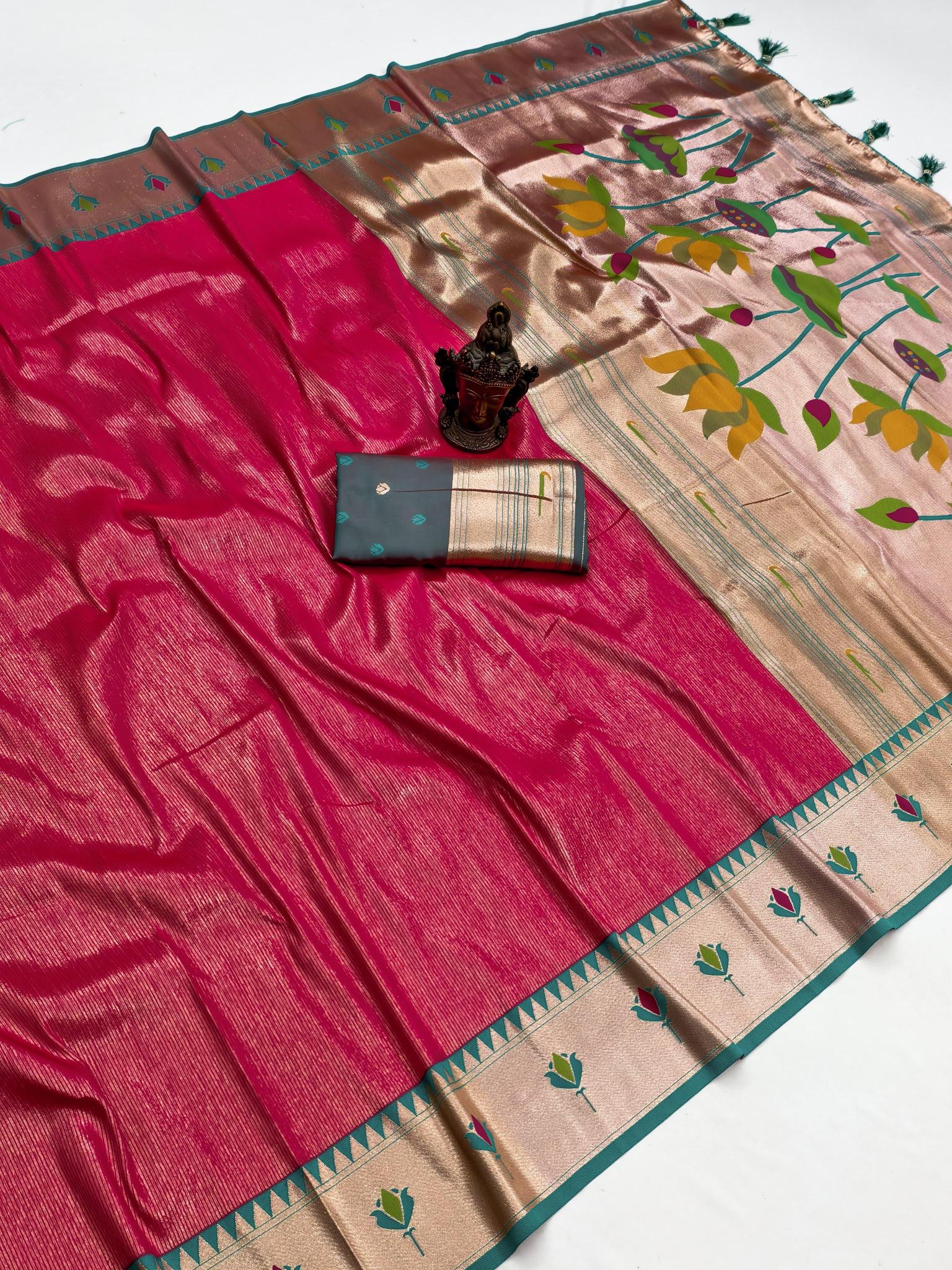 Dazira Tissue Lotus catalog wholesale sarees catalogue online