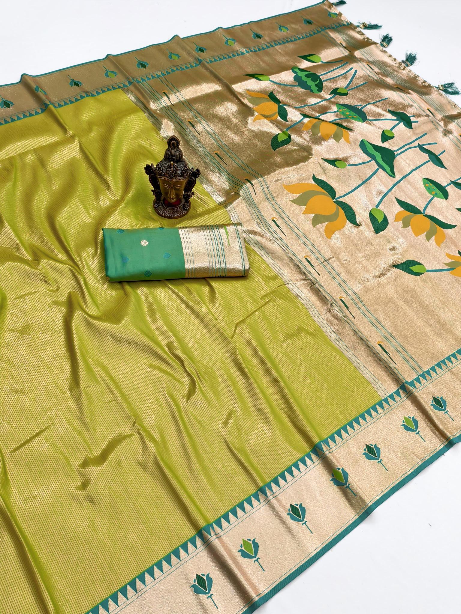 Dazira Tissue Lotus catalog wholesale sarees catalogue online