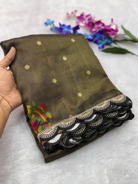 Dazira Tissue Shimmer Silk vol 1 catalog best saree market in surat with price