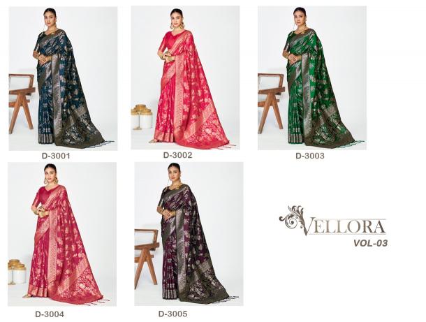 Dazira Vellora vol 3 catalog surat saree factory wholesale