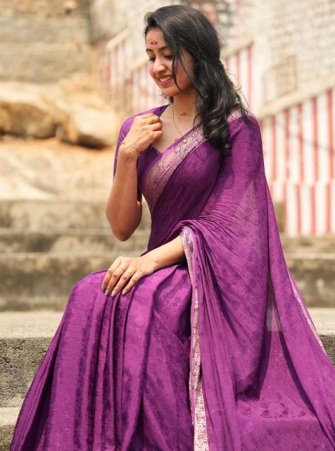 Dazira Viscose Chinon catalog surat saree price