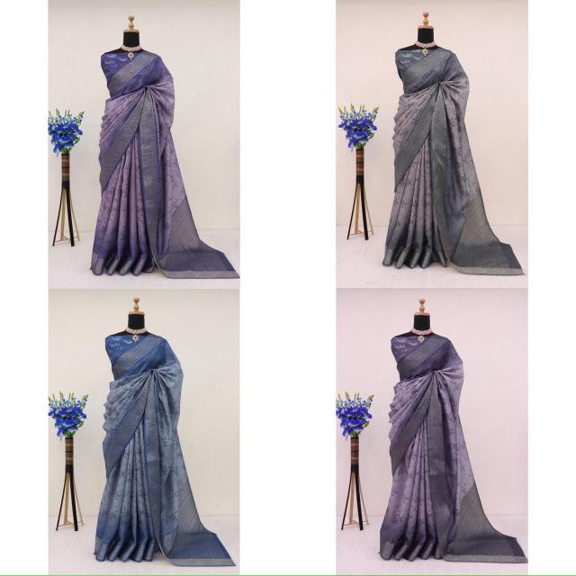 Dazira W - 293 catalog rich pallu sarees 