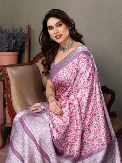 Dazira W - 299 catalog Vichitra Silk sarees